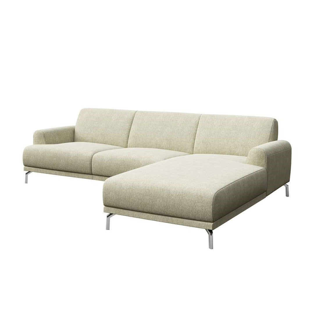 Puzo Right Corner Sofa Beige